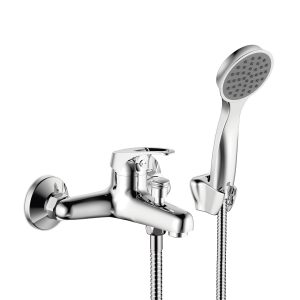 Iris / Kit monocomando exterior de pared para bañera y ducha