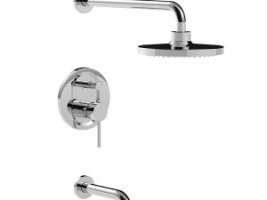 Lyra / Kit para bañera y ducha monocomando de embutir