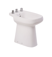 Monaco / Bidé de pie lluvia altura confort con 3 orificios